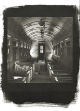 Platinum/Palladium Handmade Archival Prints of Train Interior 7.5X11"