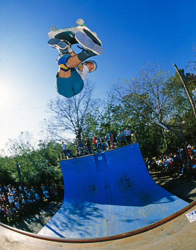 Chris Miller Crossboned Lien Air Skatepark of Houston 1986