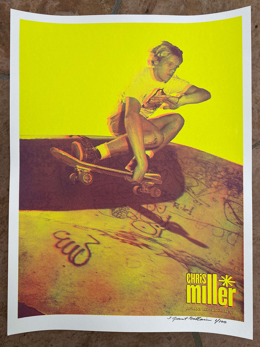 Limited Edition Chris Miller FS Air Silkscreened Poster