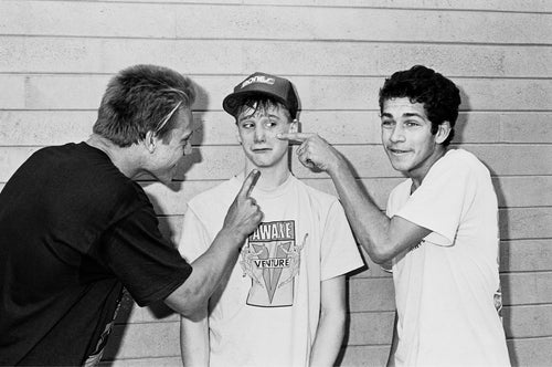 Natas Kaupas, Mike Vallely and Mark Gonzales Portrait 1986
