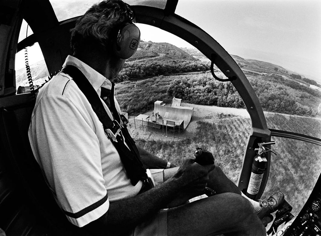 Bones Brigade Chin Ramp Helicopter Photo, Hawk, Cab, McGill, Mountain, Guerrero