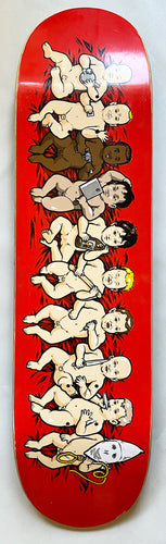 Sean Cliver/Adam McNatt Disposable Skate Deck Signed by Cliver #17/100