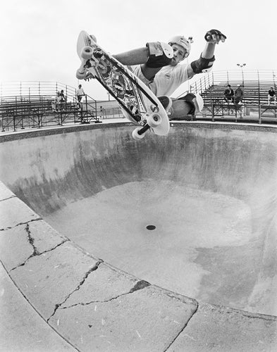 Chris Miller Frontside Ollie Upland Pipeline Skatepark 1985