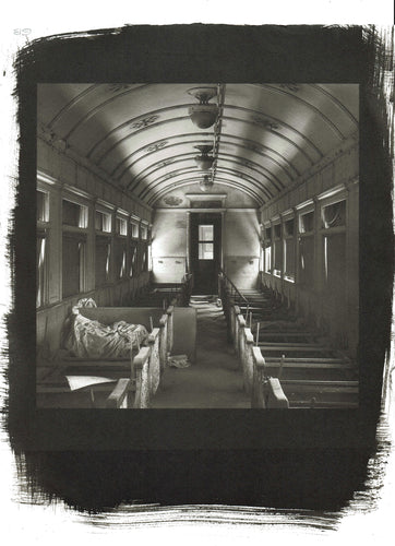 Platinum/Palladium Handmade Archival Prints of Train Interior 7.5X11