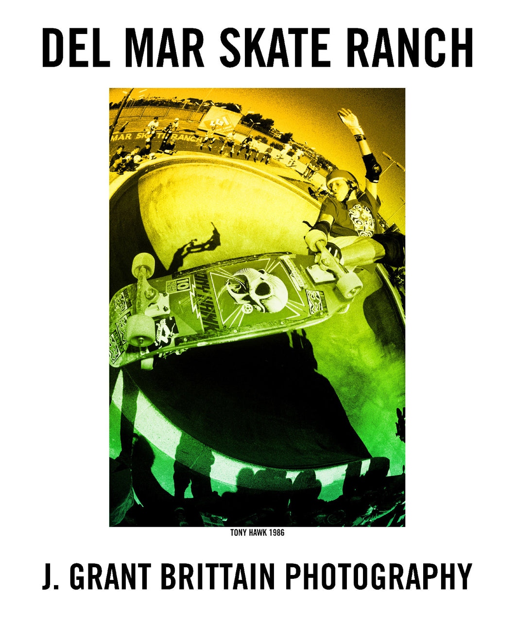 Del Mar Skate Ranch Tony Hawk J Grant Brittain Limited Release Poster 16 X 20