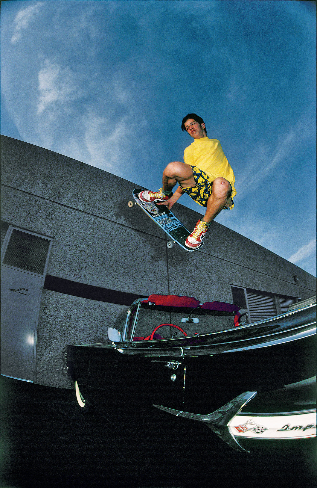 Mark Gonzales Jumps a Chevy Impala in 1986 J Grant Brittain