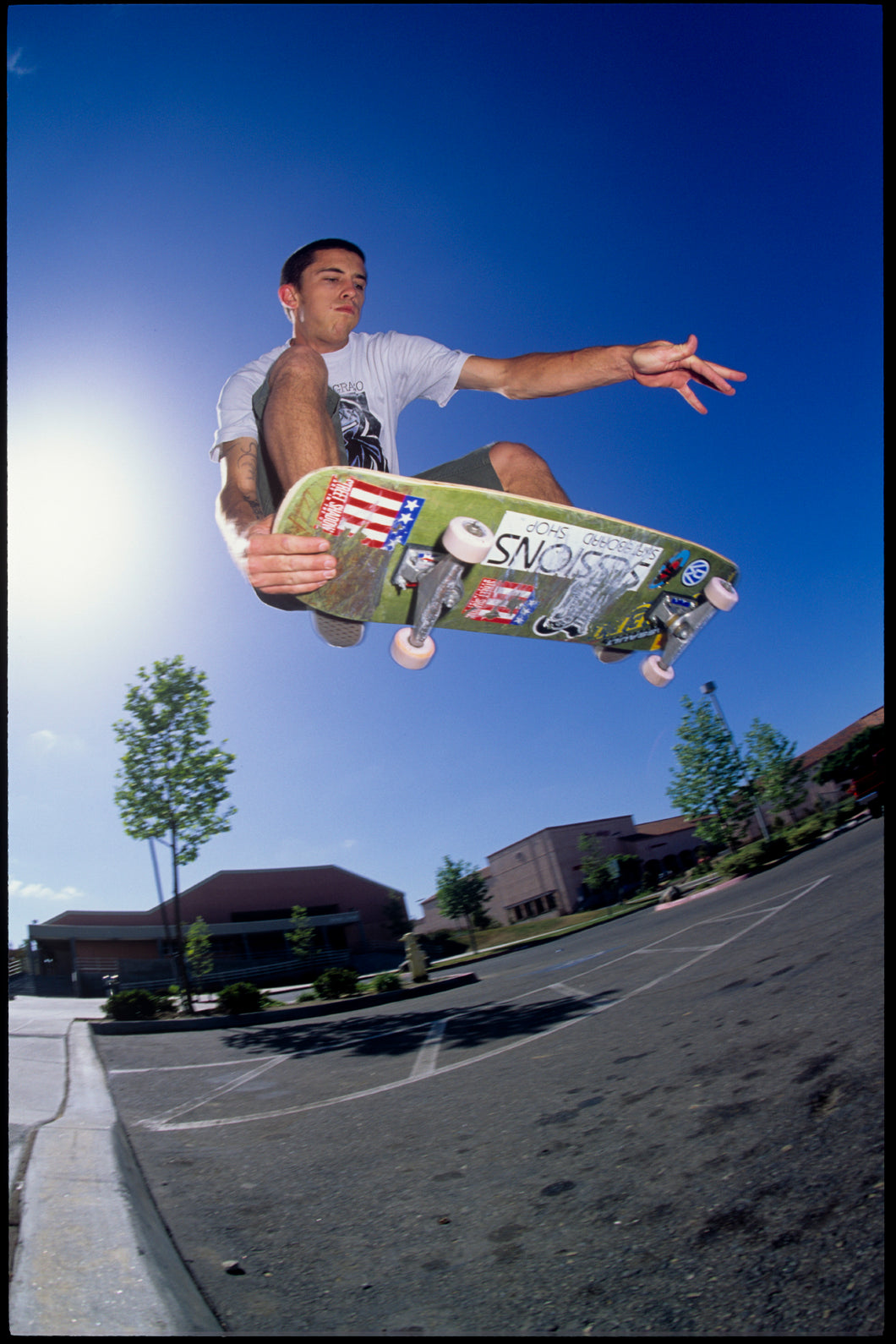 Matt Hensley Buena Vista 1991 Curb Ollie Tailgrab 11x14 16x20 18x24