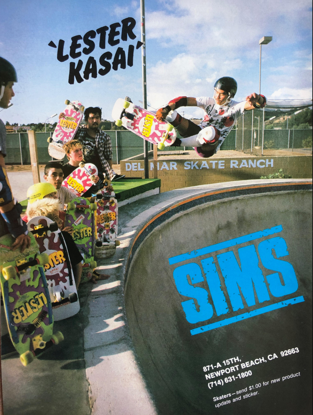 Lester Kasai Del Mar Skate Ranch 1983 – J. Grant Brittain Photos Lester Kasai Del Mar Skate Ranch 1983 – J. Grant Brittain Photos