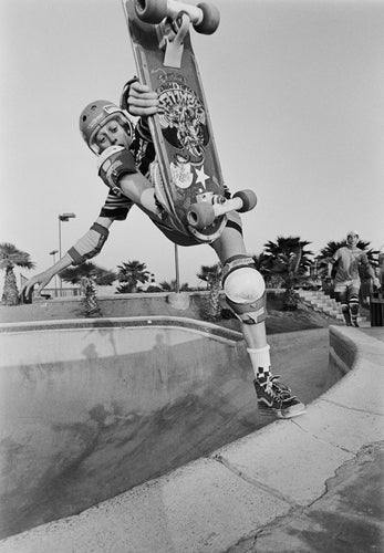 Tony Hawk Del Mar Skate Ranch Footplant Circa 1982 Photograph