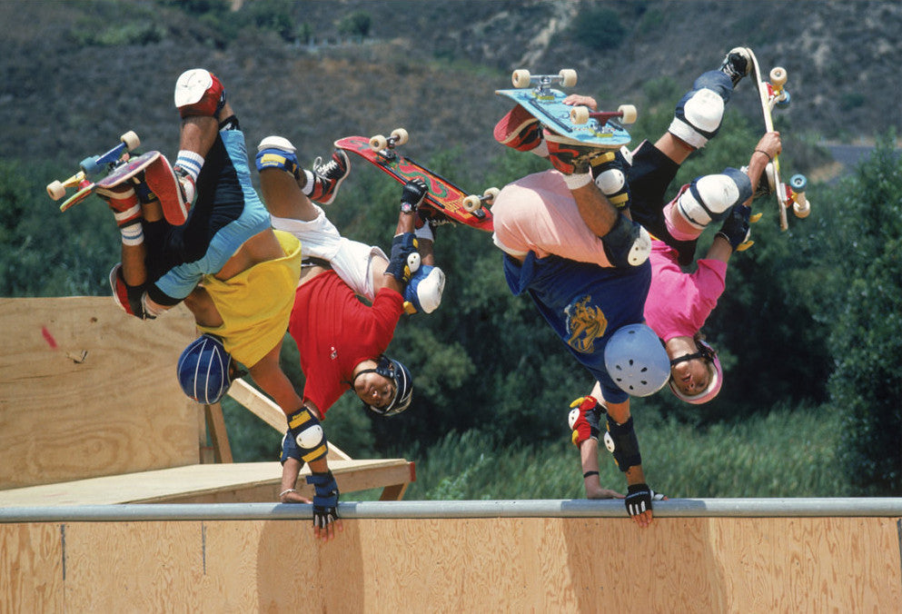 Bones Brigade Animal Chin Ramp Four Handplants Photo