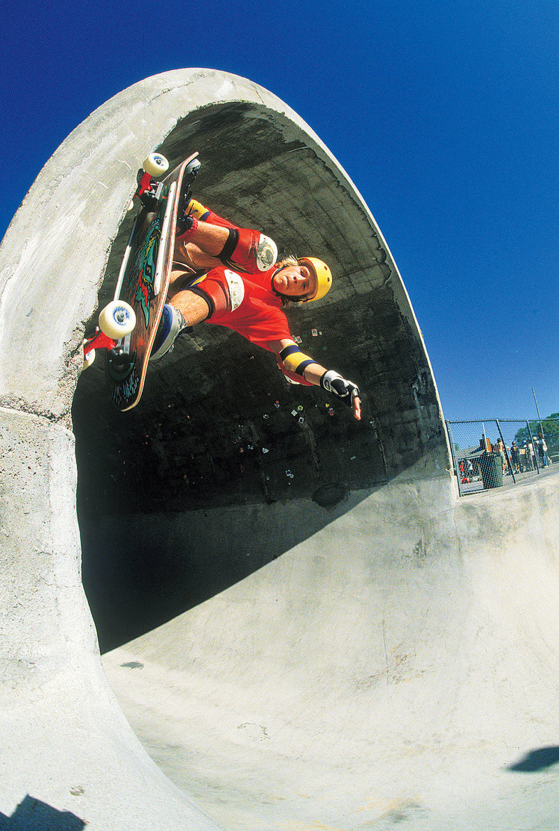 Chris Miller Grind Up Upland Pipeline Skatepark Fullpipe 1988 – J