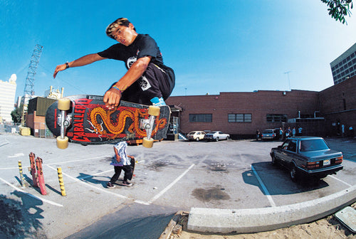 Steve Caballero LAX Banks 80s Skateboarding Photo