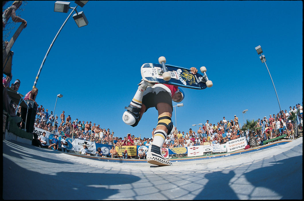 Steve Caballero Del Mar Skate Ranch Mid-80s Skateboarding Photo